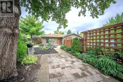 'Zen Garden' lush treed backyard - 7070 Longwoods (Formerly #20 ) Road, London, ON - Outdoor