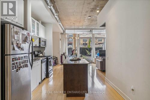 211 - 66 Portland Street, Toronto, ON - Indoor Photo Showing Kitchen With Stainless Steel Kitchen