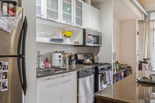 211 - 66 Portland Street, Toronto, ON - Indoor Photo Showing Kitchen With Stainless Steel Kitchen With Double Sink