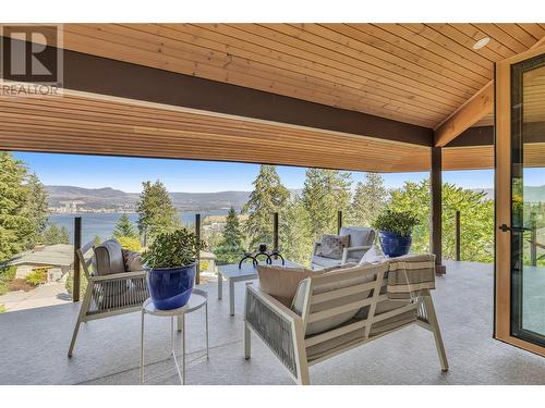 1446 Scott Crescent, West Kelowna, BC - Outdoor With Body Of Water With Deck Patio Veranda With Exterior