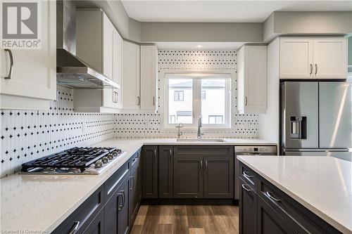 219 Klein Circle, Hamilton, ON - Indoor Photo Showing Kitchen With Upgraded Kitchen