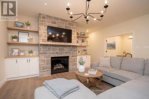 14 Rory Drive, Smith-Ennismore-Lakefield, ON - Indoor Photo Showing Living Room With Fireplace