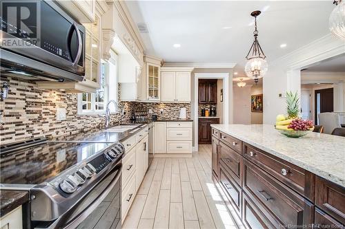 3 Campbell Court, Oromocto, NB - Indoor Photo Showing Kitchen With Upgraded Kitchen