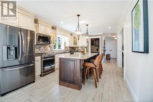 3 Campbell Court, Oromocto, NB - Indoor Photo Showing Kitchen With Upgraded Kitchen