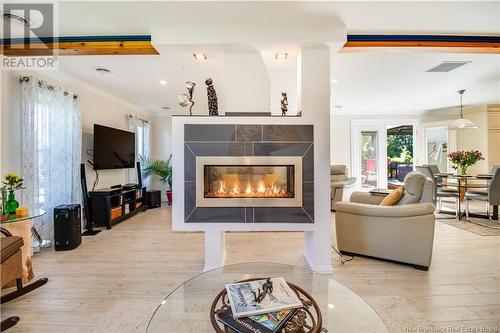 3 Campbell Court, Oromocto, NB - Indoor Photo Showing Living Room With Fireplace