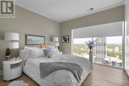 2702 - 505 Talbot Street, London, ON - Indoor Photo Showing Bedroom