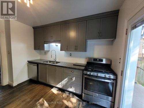 30 Mars Avenue, Hamilton, ON - Indoor Photo Showing Kitchen With Double Sink