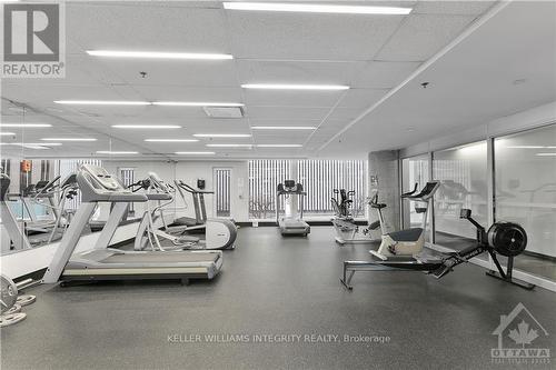 1705 - 179 Metcalfe Street, Ottawa, ON - Indoor Photo Showing Gym Room