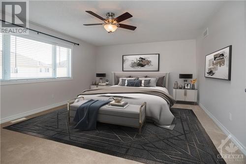 King sized primary bedroom - 107 Mangrove Crescent, Ottawa, ON - Indoor Photo Showing Bedroom