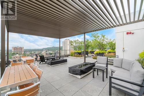 604 - 212 King William Street, Hamilton, ON - Outdoor With Deck Patio Veranda With Exterior