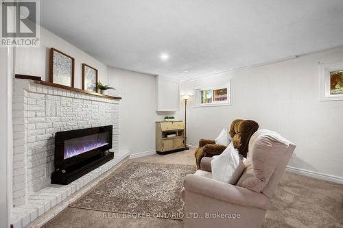 119 Wheatfield Crescent, Kitchener, ON - Indoor Photo Showing Living Room With Fireplace