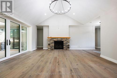 706329 County Road 21 Road, Mulmur, ON - Indoor Photo Showing Living Room With Fireplace