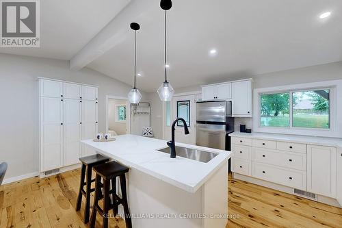 144 Ball Point Road, Kawartha Lakes, ON - Indoor Photo Showing Kitchen With Double Sink With Upgraded Kitchen