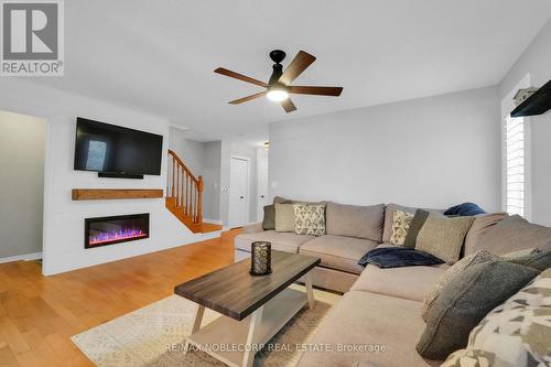 50 Wood Grove Crescent, Cambridge, ON - Indoor Photo Showing Living Room With Fireplace