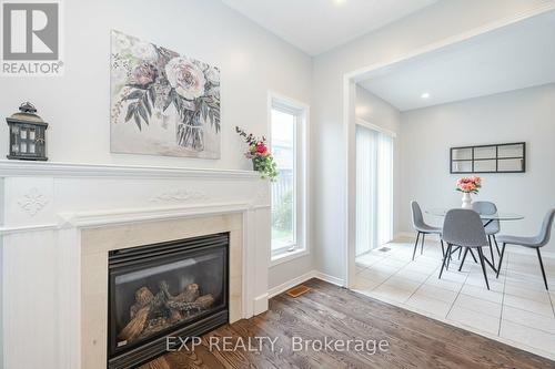 3308 Raindance Crescent, Mississauga, ON - Indoor Photo Showing Living Room With Fireplace