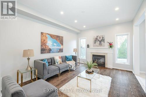 3308 Raindance Crescent, Mississauga, ON - Indoor Photo Showing Living Room With Fireplace