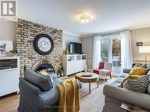 44 Parkend Avenue, Brampton, ON - Indoor Photo Showing Living Room With Fireplace