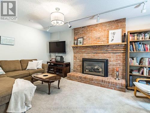 44 Parkend Avenue, Brampton, ON - Indoor Photo Showing Living Room With Fireplace