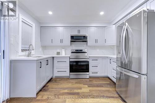 47 Stoneledge Circle, Brampton, ON - Indoor Photo Showing Kitchen With Stainless Steel Kitchen With Upgraded Kitchen