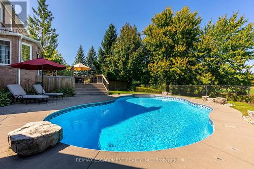 2049 Country Club Drive, Burlington, ON - Outdoor With In Ground Pool With Backyard