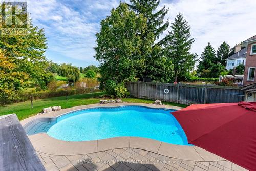 2049 Country Club Drive, Burlington, ON - Outdoor With In Ground Pool With Backyard