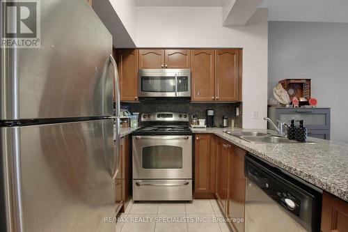 2303 - 335 Rathburn Road W, Mississauga, ON - Indoor Photo Showing Kitchen With Double Sink