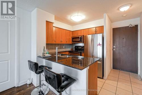 808 - 225 Sherway Gardens Road, Toronto, ON - Indoor Photo Showing Kitchen With Double Sink