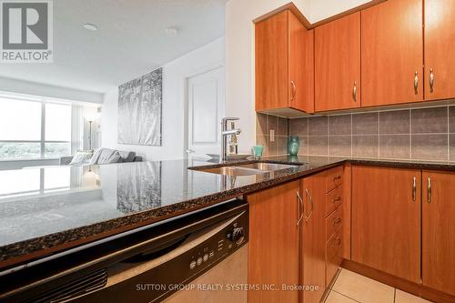 808 - 225 Sherway Gardens Road, Toronto, ON - Indoor Photo Showing Kitchen With Double Sink