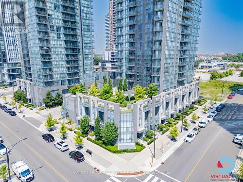 1801 - 5025 Four Springs Avenue, Mississauga, ON - Outdoor With Balcony With Facade