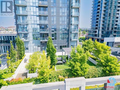 1801 - 5025 Four Springs Avenue, Mississauga, ON - Outdoor With Balcony With Facade