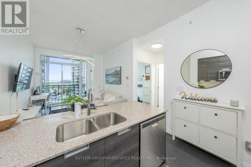 1801 - 5025 Four Springs Avenue, Mississauga, ON - Indoor Photo Showing Kitchen With Double Sink