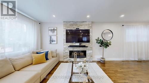 71 Glenburn Avenue, Toronto, ON - Indoor Photo Showing Living Room With Fireplace