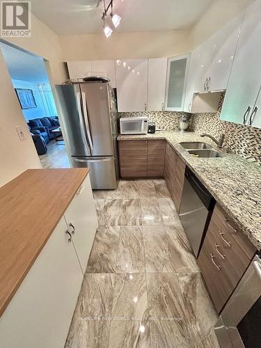 1102 - 3300 Don Mills Road, Toronto, ON - Indoor Photo Showing Kitchen With Double Sink