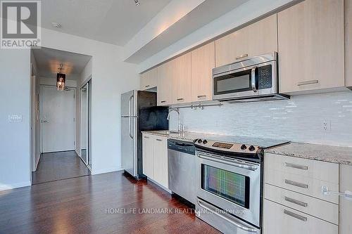 4808 - 832 Bay Street, Toronto, ON - Indoor Photo Showing Kitchen With Stainless Steel Kitchen