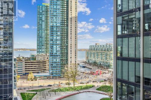 1010 - 100 Harbour Street, Toronto, ON - Outdoor With Body Of Water With Facade