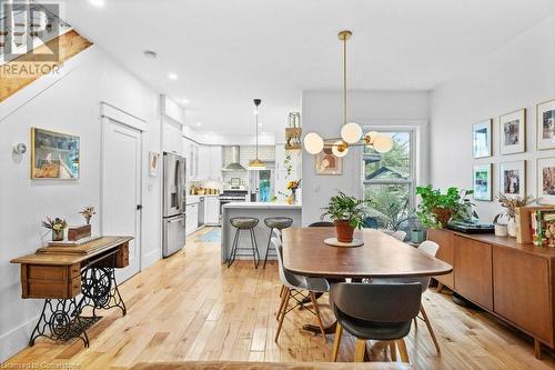 120 Gibson Avenue, Hamilton, ON - Indoor Photo Showing Dining Room