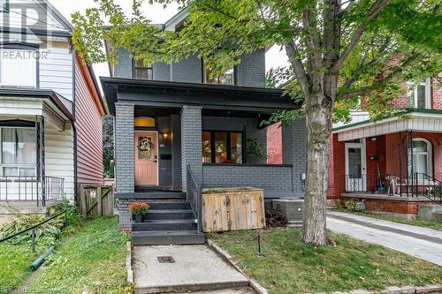 120 Gibson Avenue, Hamilton, ON - Outdoor With Deck Patio Veranda With Facade