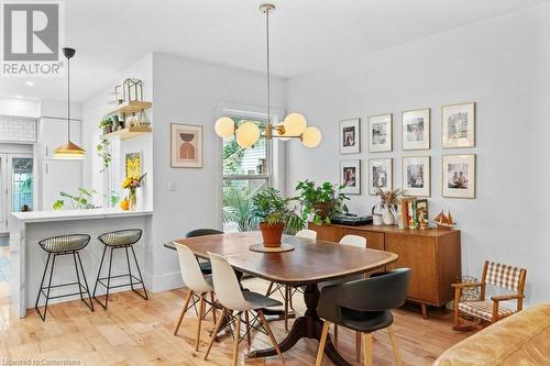 120 Gibson Avenue, Hamilton, ON - Indoor Photo Showing Dining Room