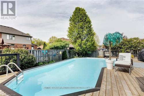 79 Edgevalley Road, London, ON - Outdoor With In Ground Pool With Deck Patio Veranda With Backyard