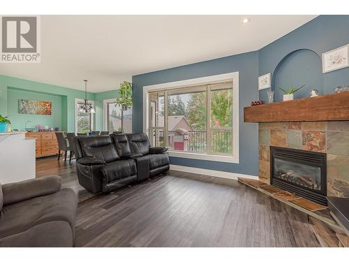 1791 23 Street Ne, Salmon Arm, BC - Indoor Photo Showing Living Room With Fireplace