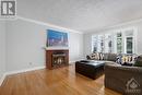 28 Roundhay Drive, Ottawa, ON  - Indoor Photo Showing Living Room With Fireplace 