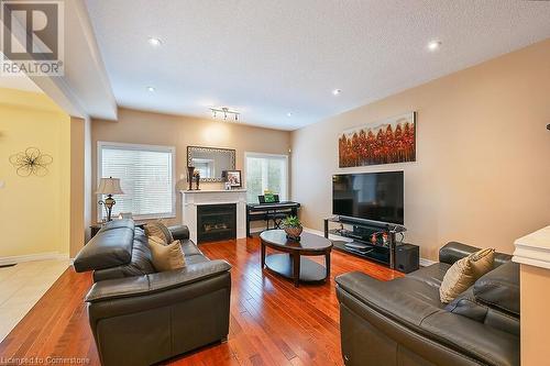 12 Edgehill Drive, Hamilton, ON - Indoor Photo Showing Living Room With Fireplace