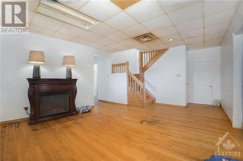 2060 Route 400 W Road, Limoges, ON - Indoor With Fireplace