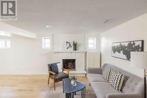 58 West Lynn Avenue, Toronto, ON - Indoor Photo Showing Living Room With Fireplace