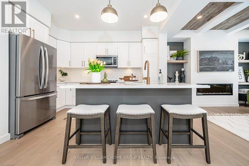 56 Hedley Lane, Centre Wellington, ON - Indoor Photo Showing Kitchen With Stainless Steel Kitchen With Upgraded Kitchen