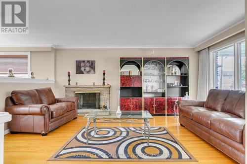 167 Regina Avenue, Toronto, ON - Indoor Photo Showing Living Room With Fireplace