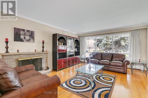 167 Regina Avenue, Toronto, ON - Indoor Photo Showing Living Room With Fireplace