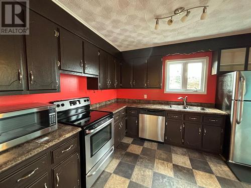 96 Main Street, Lumsden, NL - Indoor Photo Showing Kitchen With Double Sink