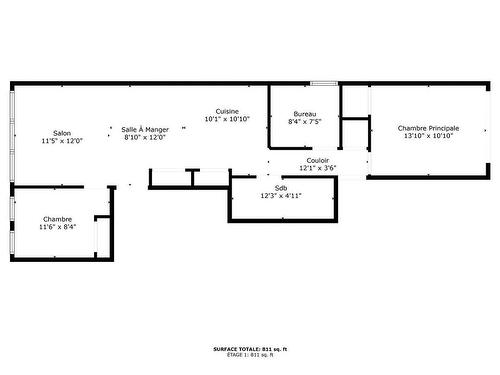 Plan (croquis) - 5-2580 Rue Sicard, Montréal (Mercier/Hochelaga-Maisonneuve), QC - Other