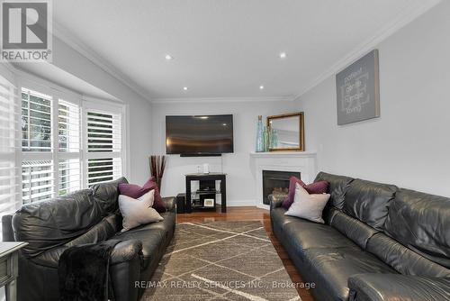 27 Fenflower Court, Brampton, ON - Indoor Photo Showing Living Room With Fireplace